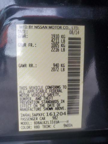 2015 NISSAN ALTIMA 2.5 #3296267437