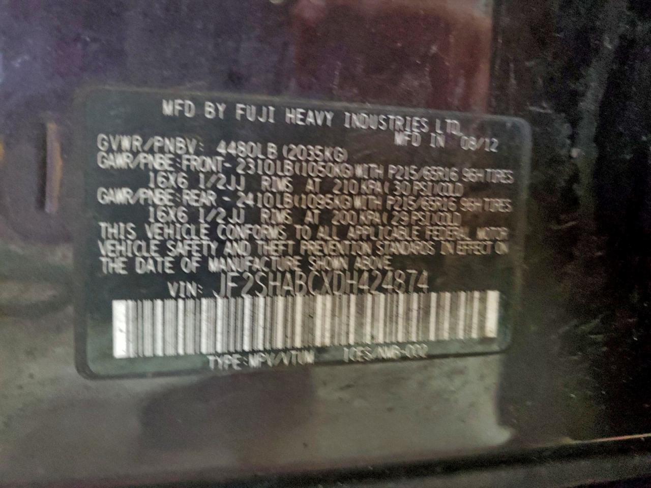 SUBARU FORESTER 2.5X