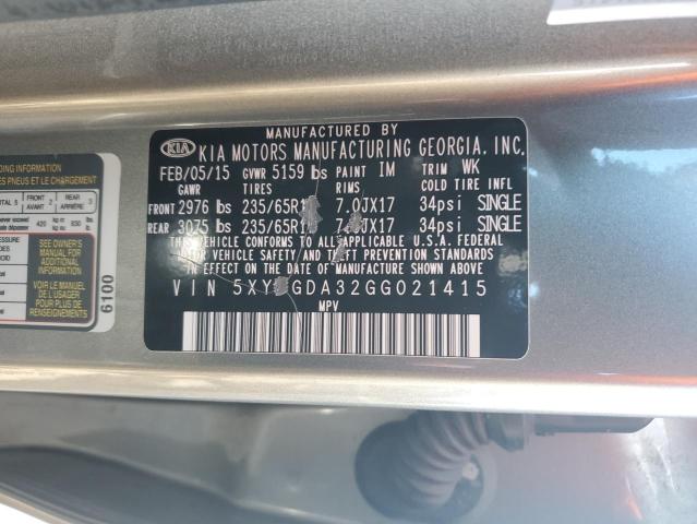 2016 KIA SORENTO LX #3305423441