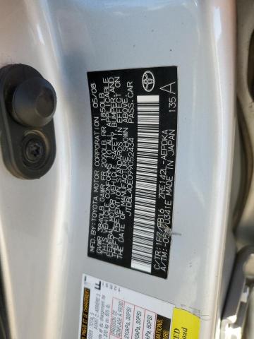 2009 TOYOTA COROLLA BA #3296606033