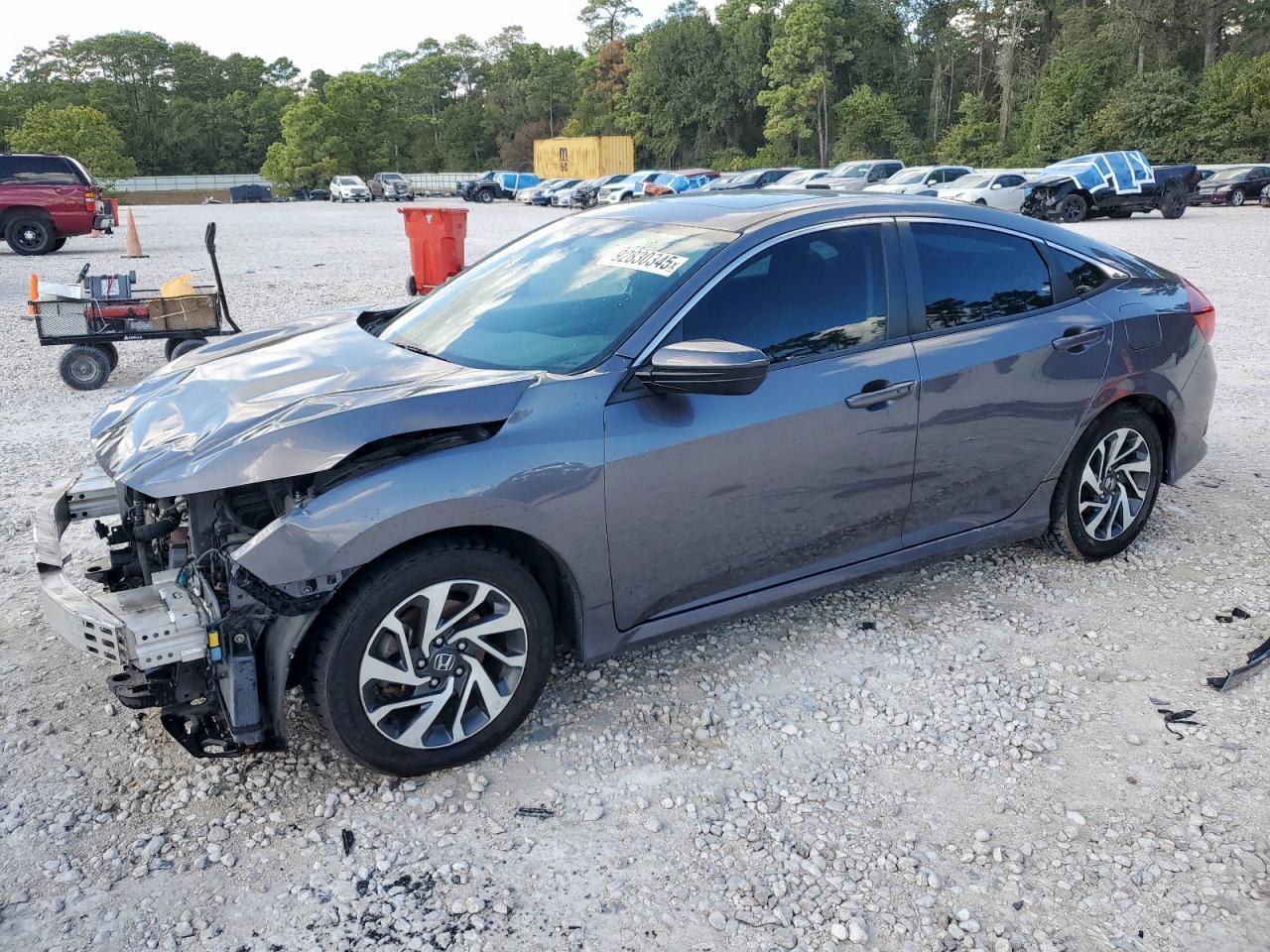 Lot #3287588068 2018 HONDA CIVIC EX