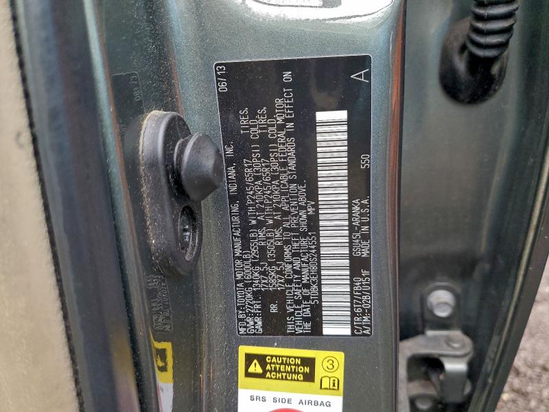 2013 TOYOTA HIGHLANDER #3305302315