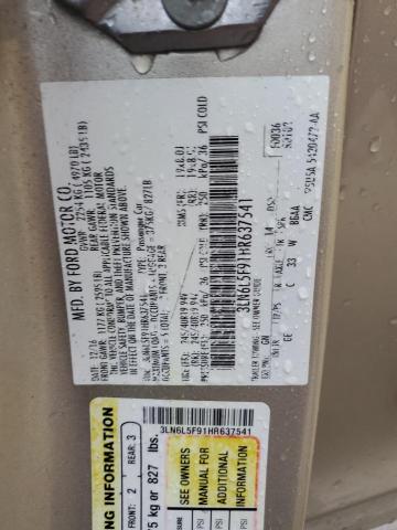 2017 LINCOLN MKZ RESERV #3296312473