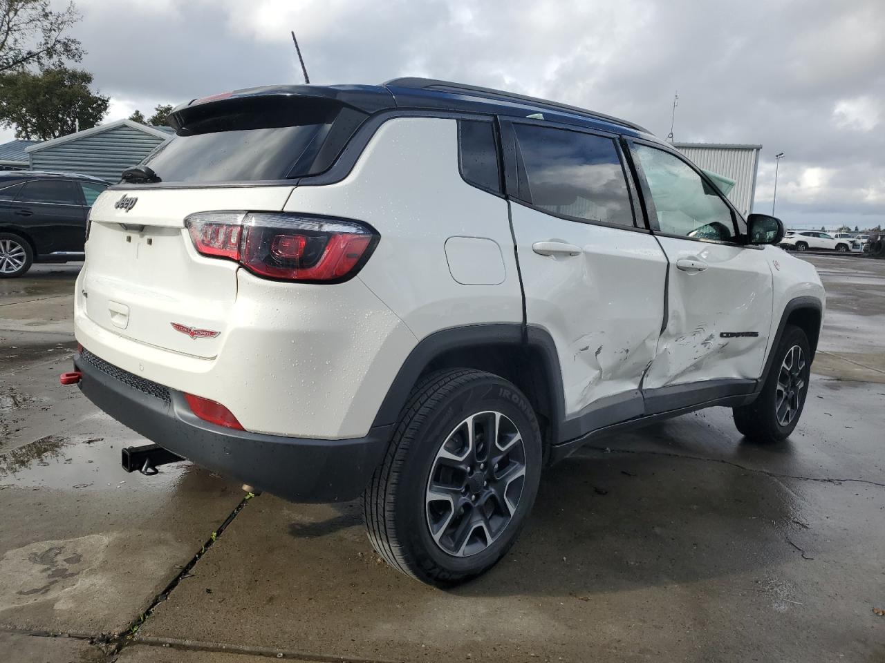 Lot #3312744101 2021 JEEP COMPASS TR