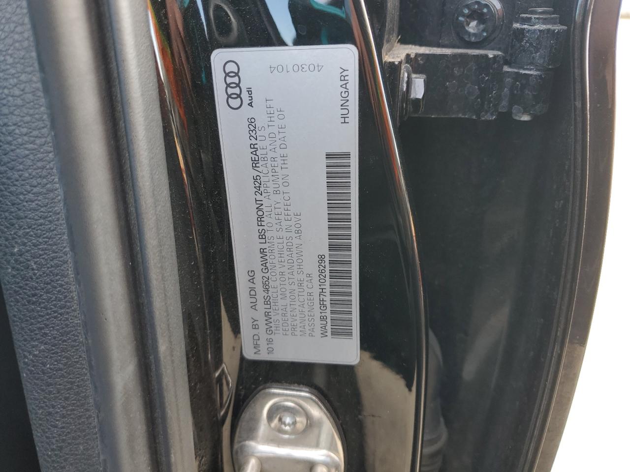 AUDI S3 PREMIUM PLUS