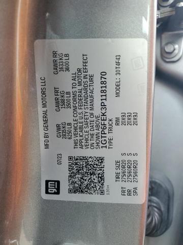 2023 GMC CANYON DEN - 1GTP6FEK3P1181870