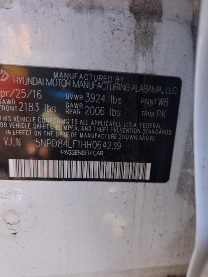 Lot #3301834378 2017 HYUNDAI ELANTRA SE