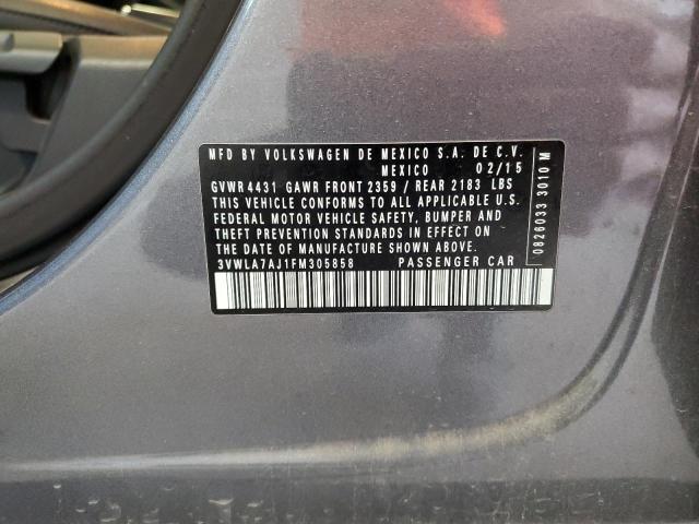 2015 VOLKSWAGEN JETTA TDI 3VWLA7AJ1FM305858