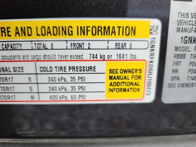 2017 CHEVROLET TRAVERSE L - 1GNKRFKD6HJ188473