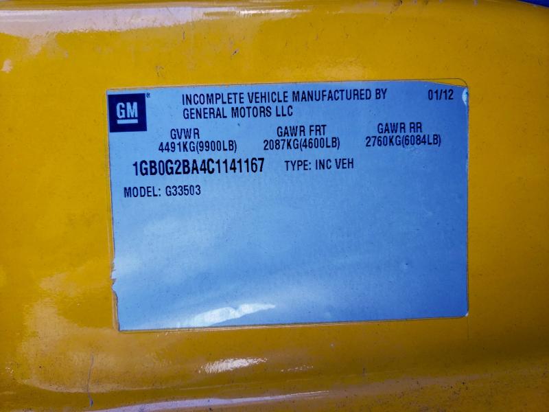 2012 CHEVROLET MINOTOUR G3500 #3308304154