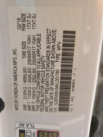 2019 HONDA CR-V LX #3298020128