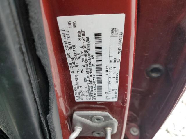 2016 FORD ESCAPE SE - 1FMCU9G9XGUC76033