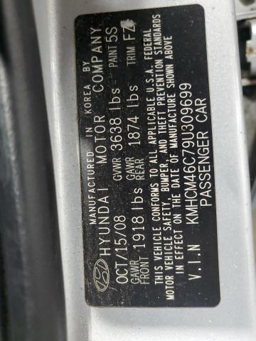 2009 HYUNDAI ACCENT GLS #3283989865