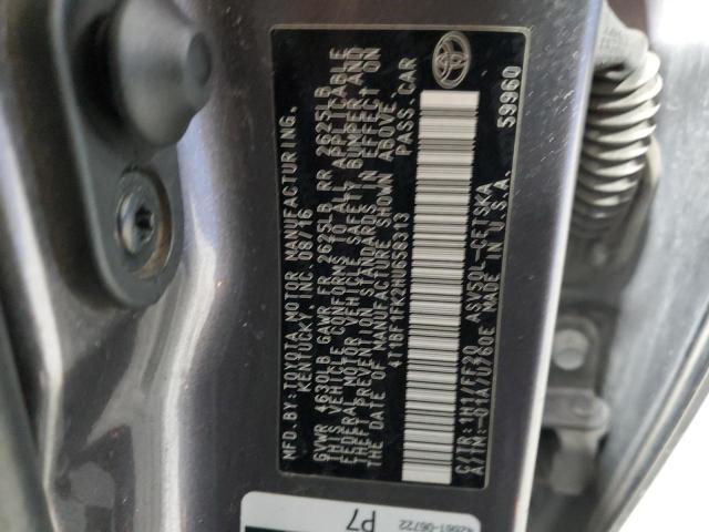 2017 TOYOTA CAMRY LE #3291222964