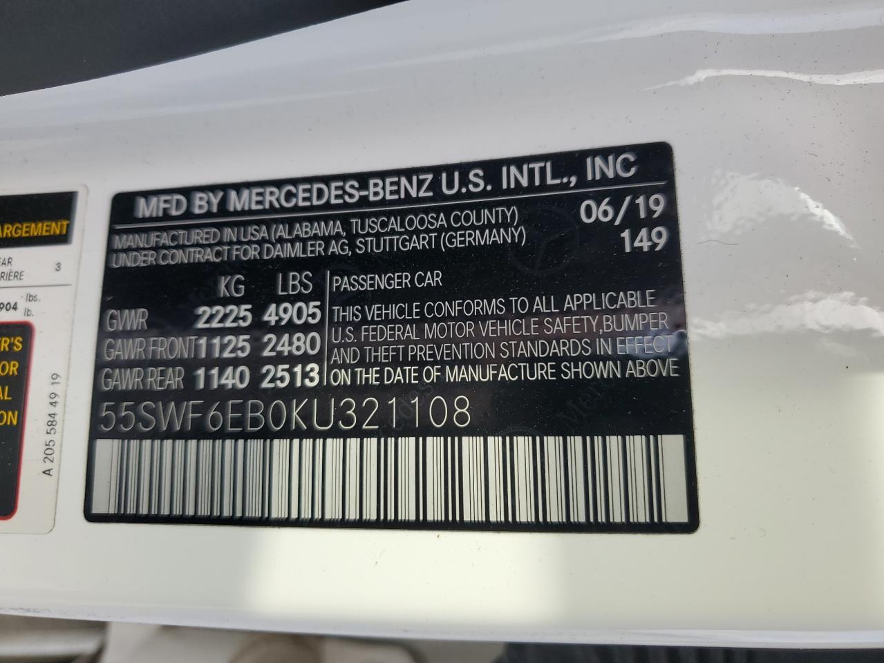 MERCEDES-BENZ C-CLASS 43 AMG