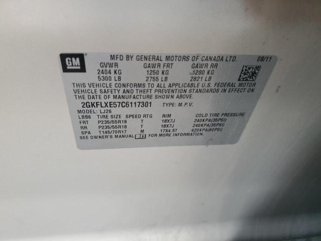 2012 GMC TERRAIN SL #3281430018