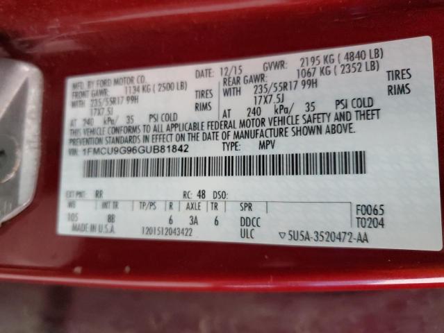 2016 FORD ESCAPE SE #3297873820