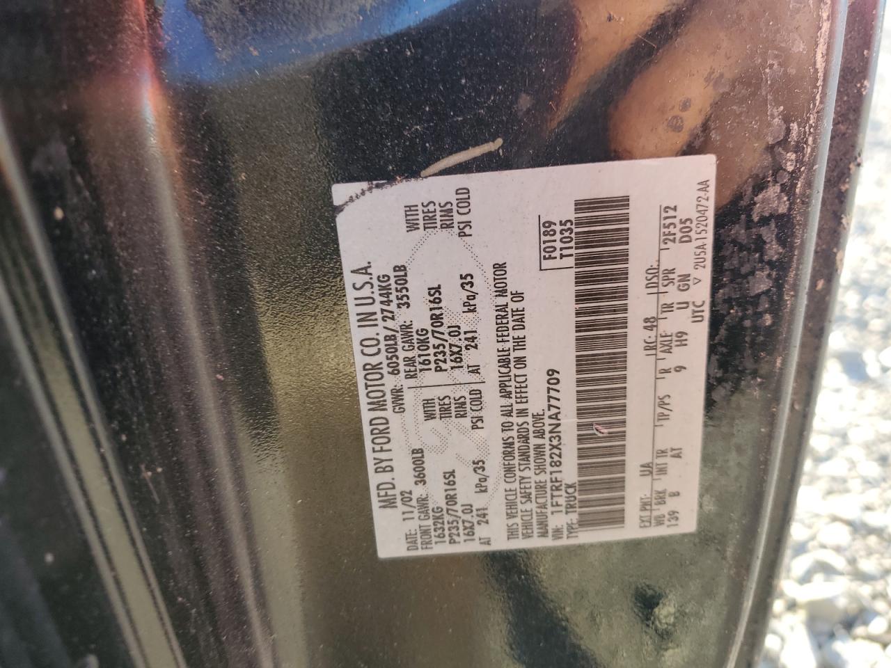 Lot #3308220155 2003 FORD F-150