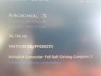 Lot #3302683019 2023 TESLA MODEL 3