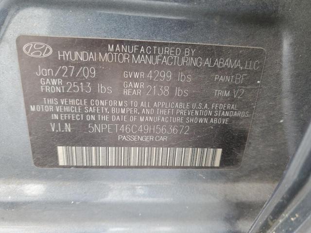 2009 HYUNDAI SONATA GLS #3293627428