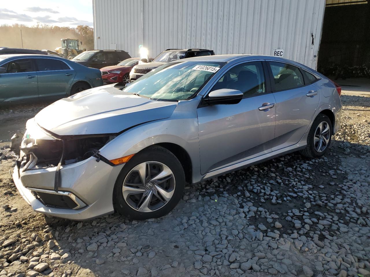 Lot #3301817345 2019 HONDA CIVIC LX