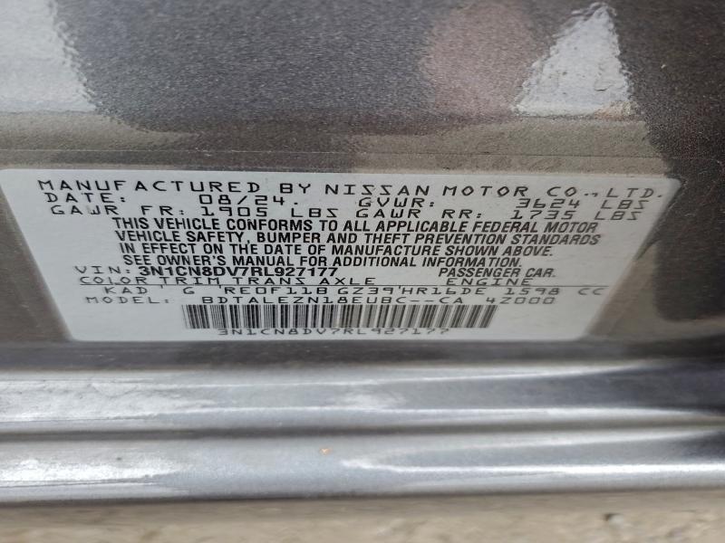 2024 NISSAN VERSA S #3312425674