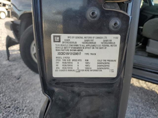 2003 CHEVROLET SILVERADO #3304730903