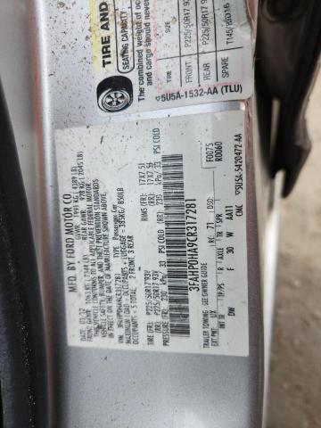 2012 FORD FUSION SE #3316092215