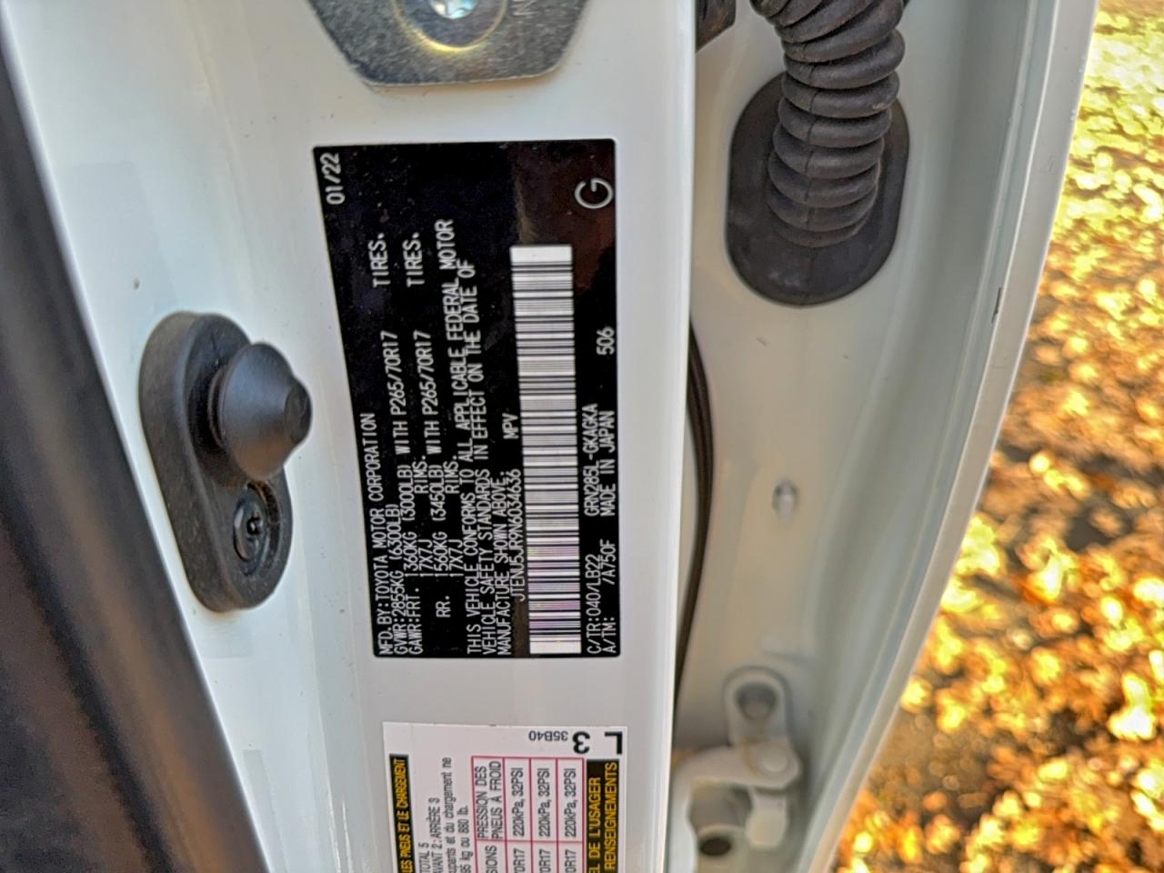 TOYOTA 4RUNNER SR5/SR5 PREMIUM