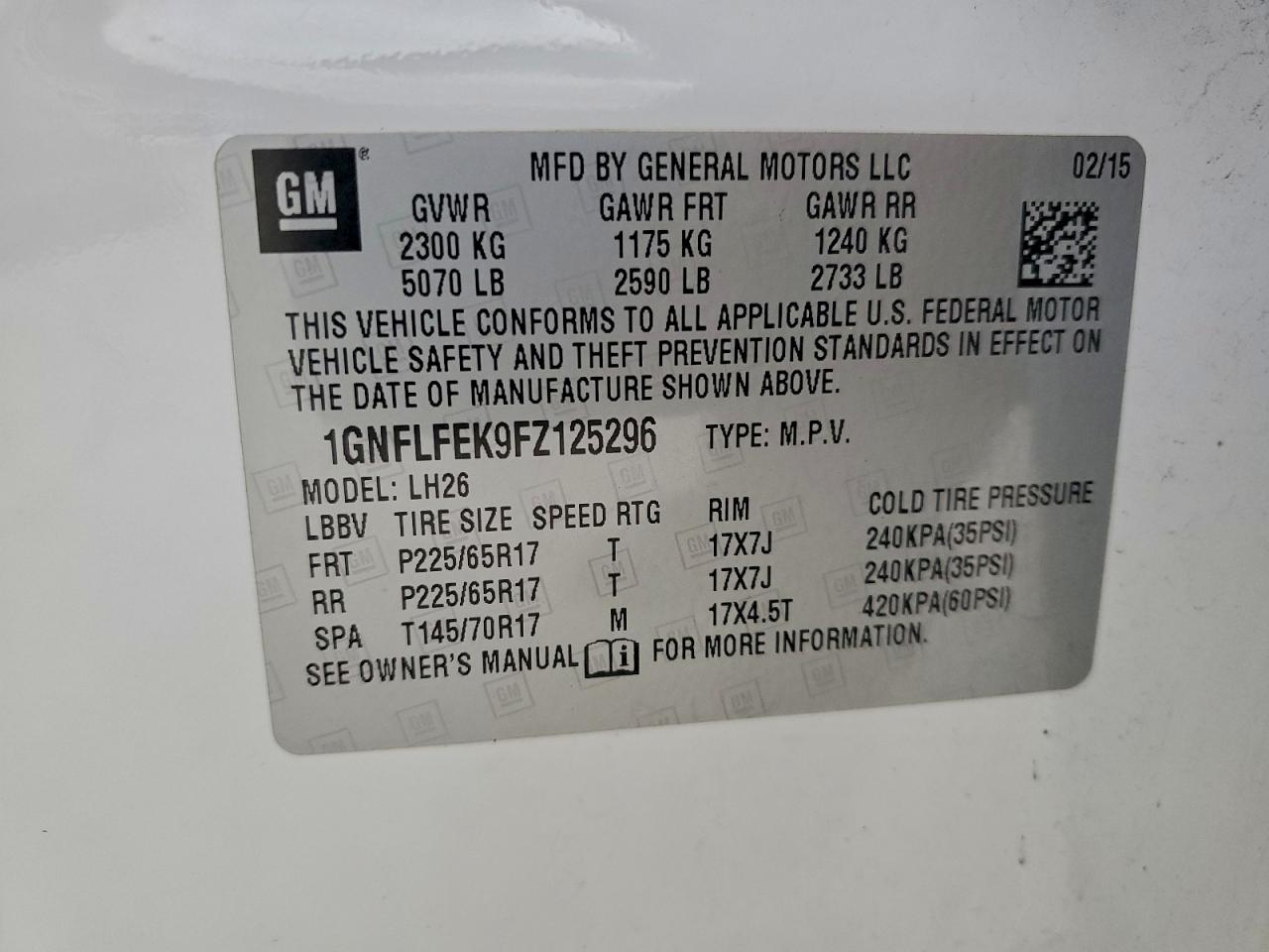 CHEVROLET EQUINOX LT