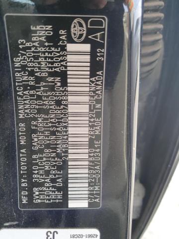 2013 TOYOTA COROLLA BA - 2T1BU4EEXDC078855