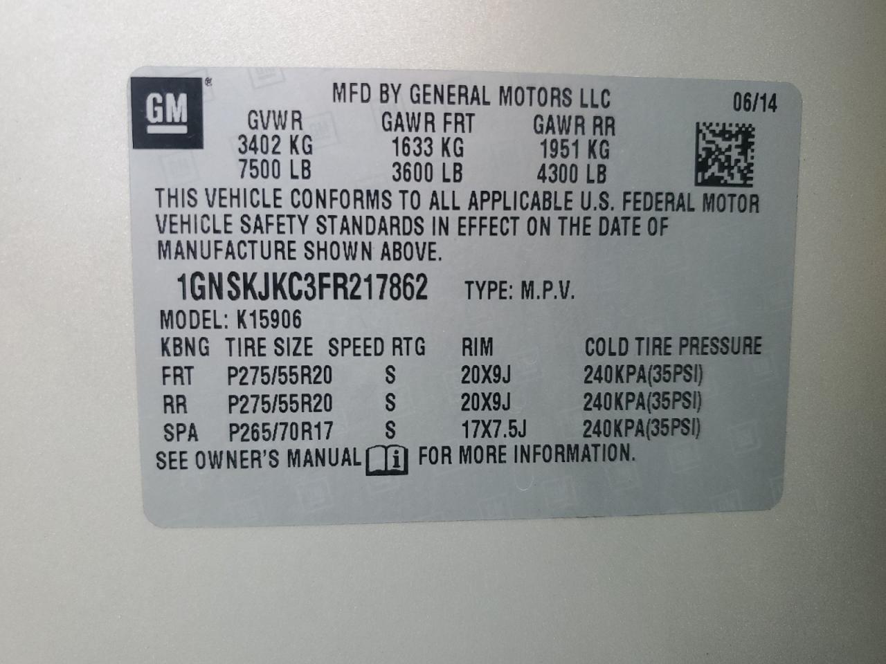 CHEVROLET SUBURBAN K1500 LT