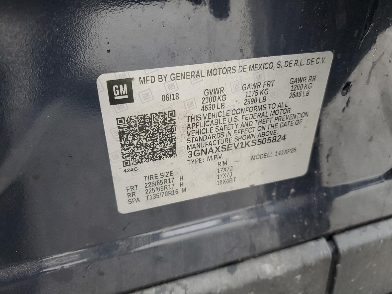 CHEVROLET EQUINOX LS