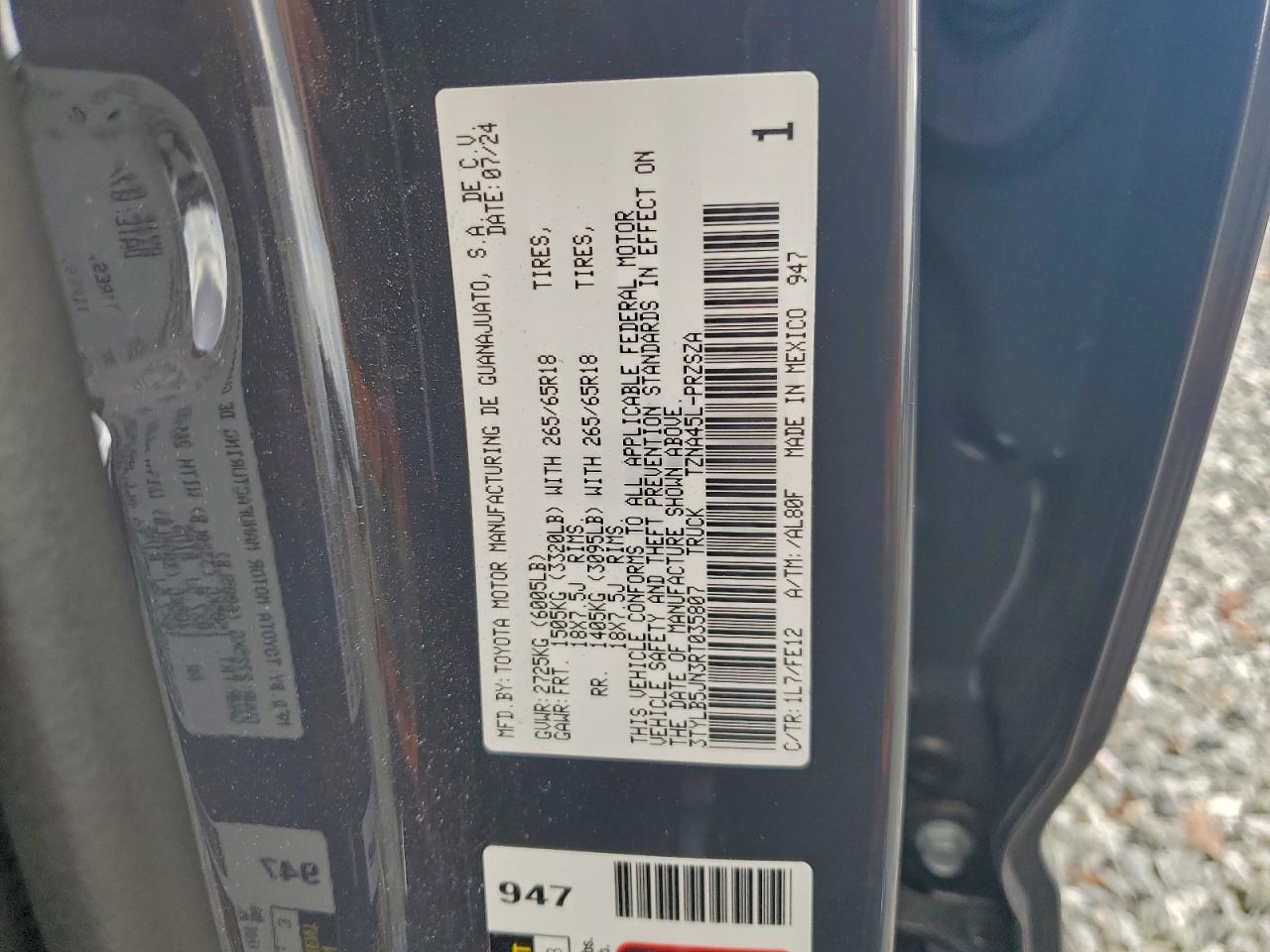 TOYOTA TACOMA DOUBLE CAB