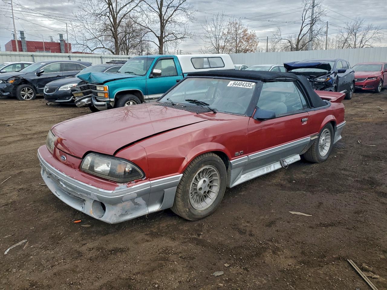 Lot #3303632957 1987 FORD MUSTANG GT