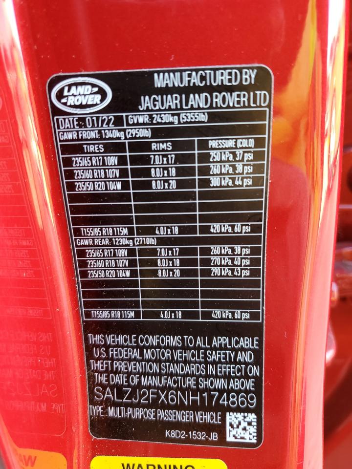 LAND ROVER RANGE ROVER S