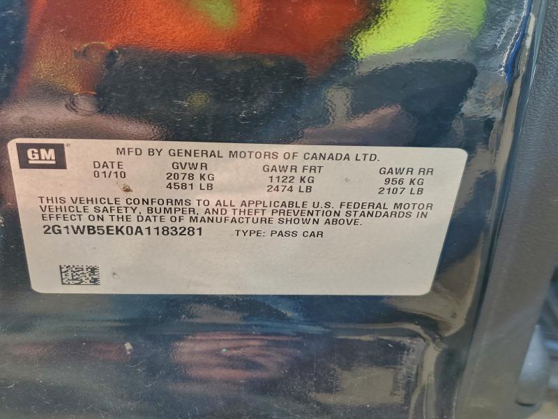 2010 CHEVROLET IMPALA LT #3302734039