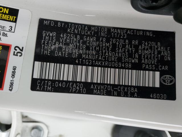 2024 TOYOTA CAMRY SE N #3304155487