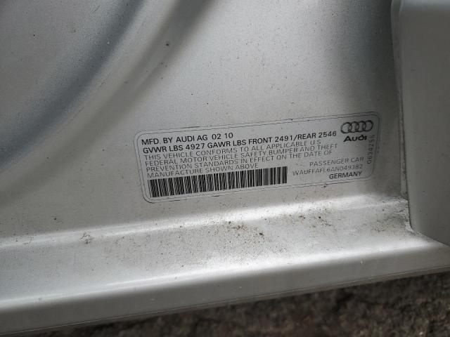 2010 AUDI A4 PREMIUM #3284089573