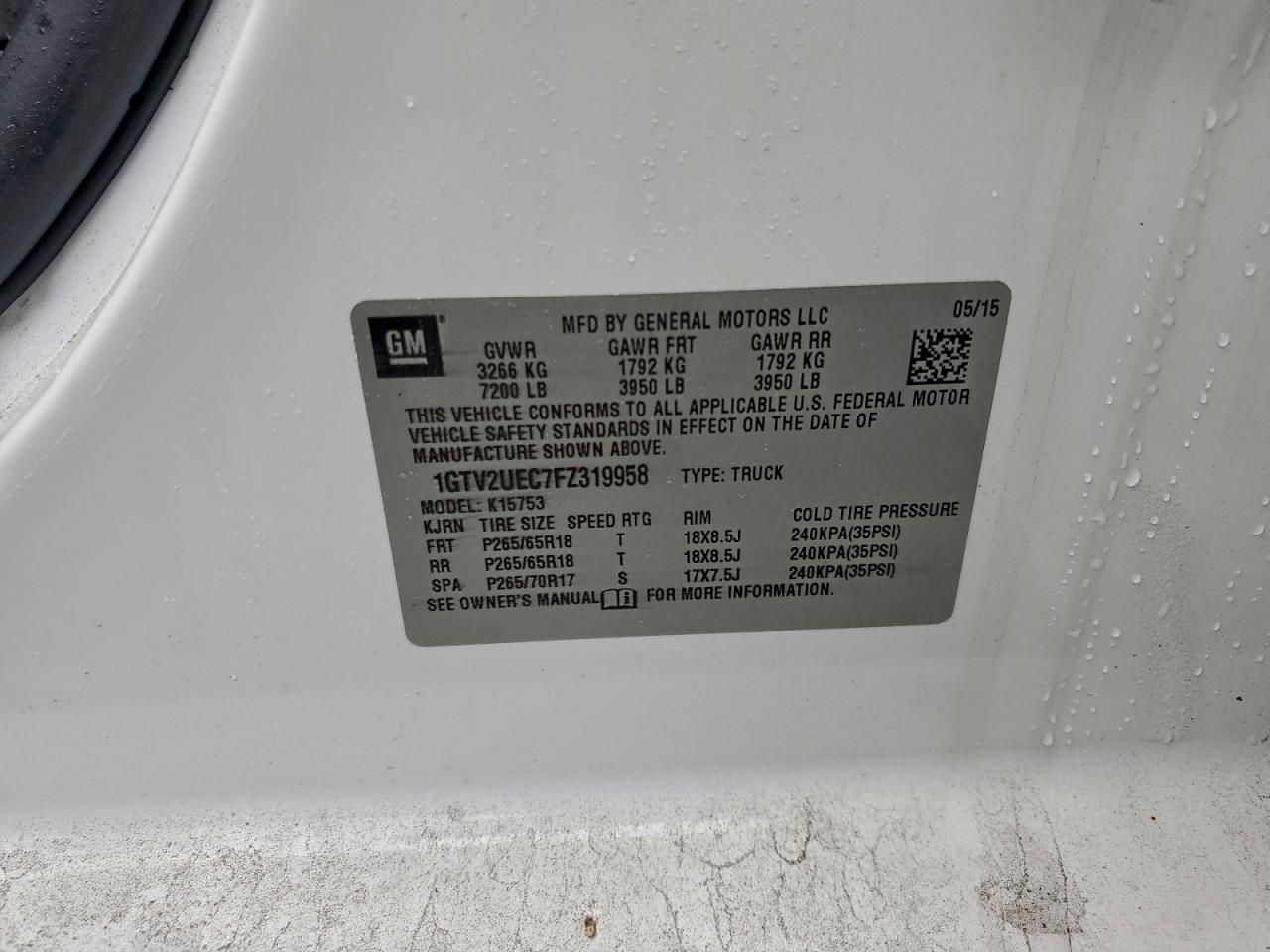 GMC SIERRA K1500 SLE