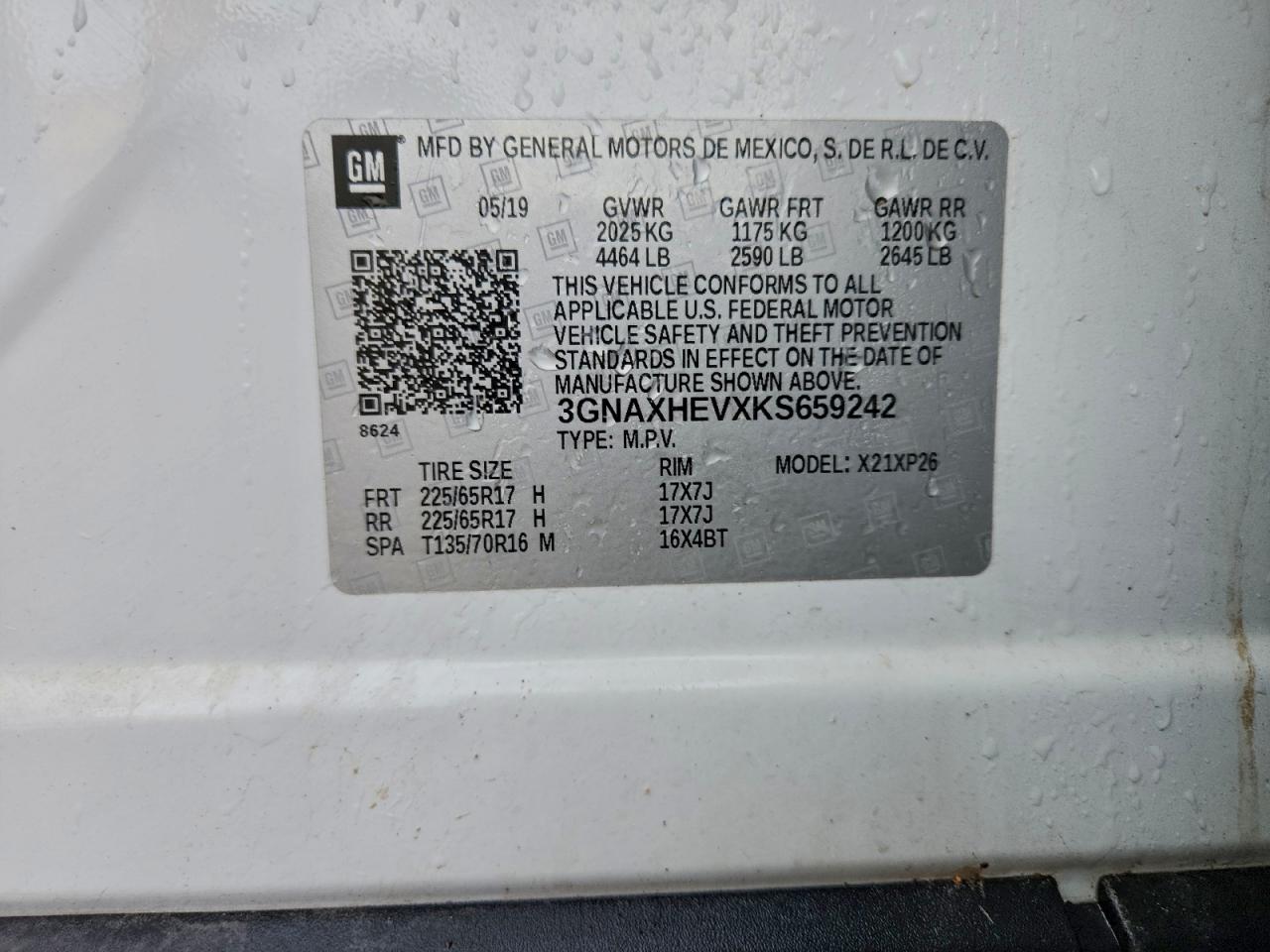 CHEVROLET EQUINOX LS