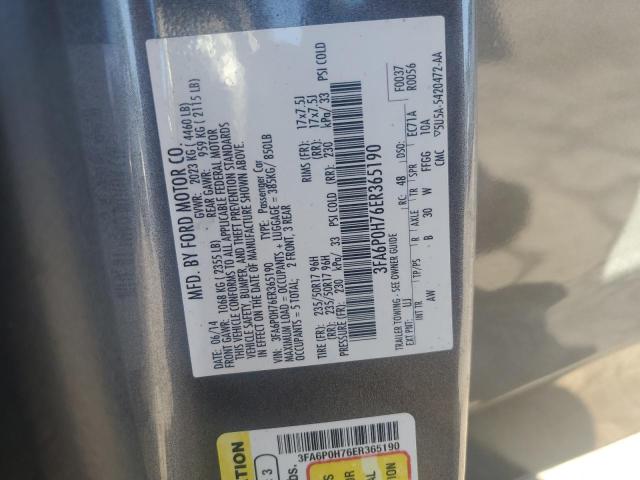 2014 FORD FUSION SE #3298024138