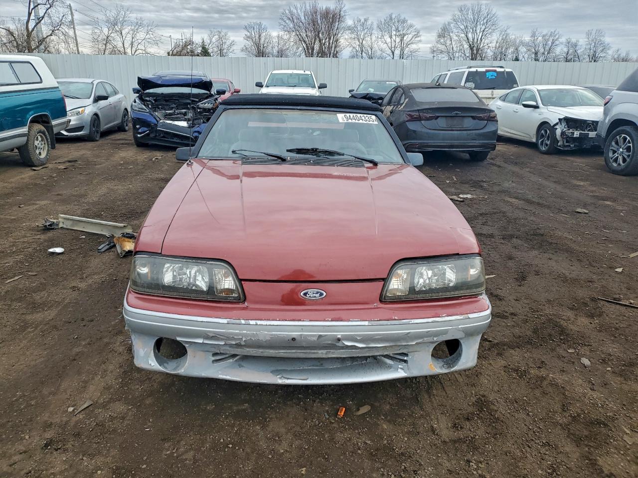 Lot #3303632957 1987 FORD MUSTANG GT