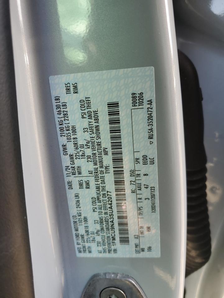 Lot #3301462536 2025 FORD ESCAPE ST