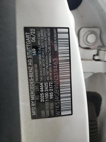 2022 MERCEDES-BENZ CLA 250 - W1K5J4GB9NN319463