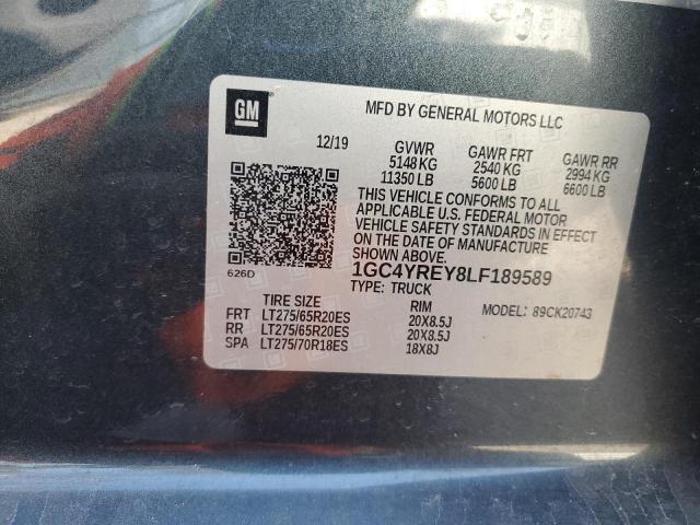 2020 CHEVROLET SILVERADO #3284068530