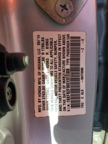 2014 HONDA CIVIC EX #3292551700