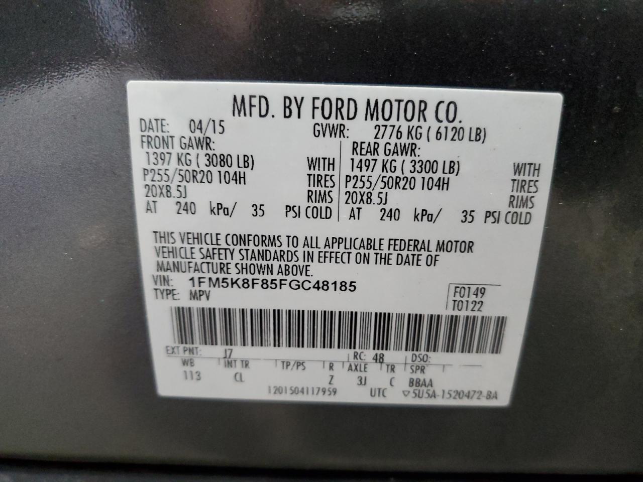 FORD EXPLORER LIMITED