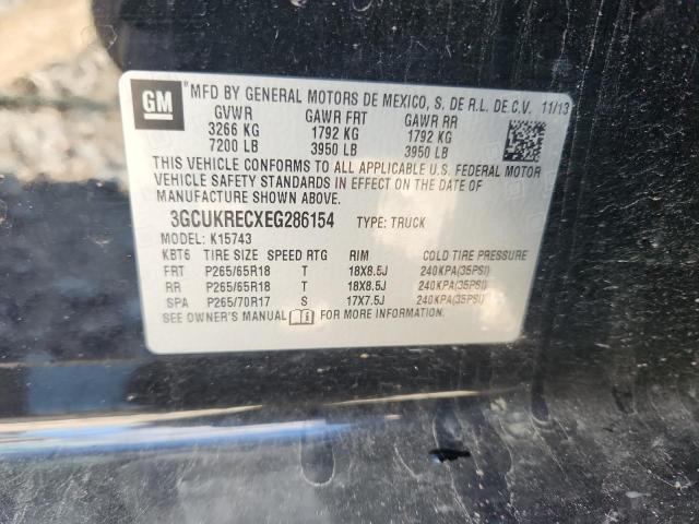 2014 CHEVROLET SILVERADO - 3GCUKRECXEG286154