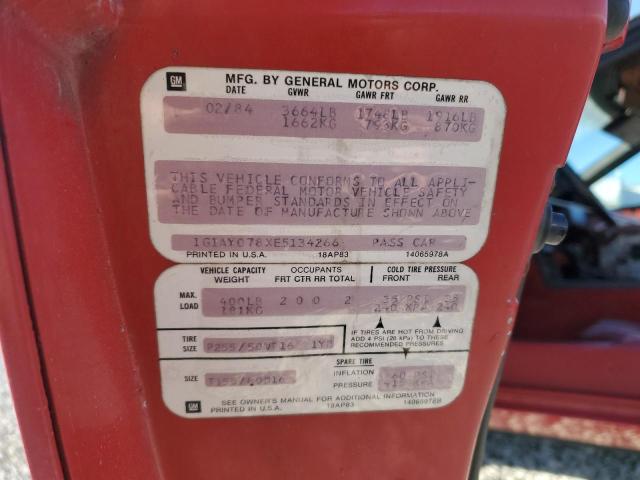 1984 CHEVROLET CORVETTE #3285782651